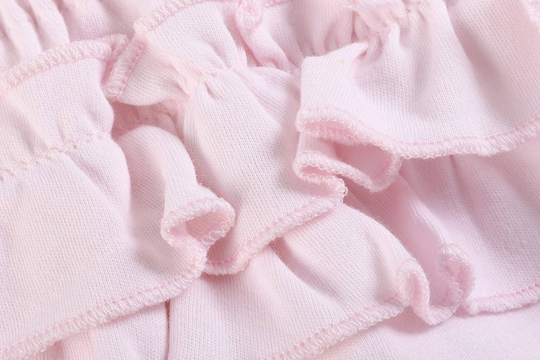 Sweet Essentials Baby Bloomer Set (Pink & White)