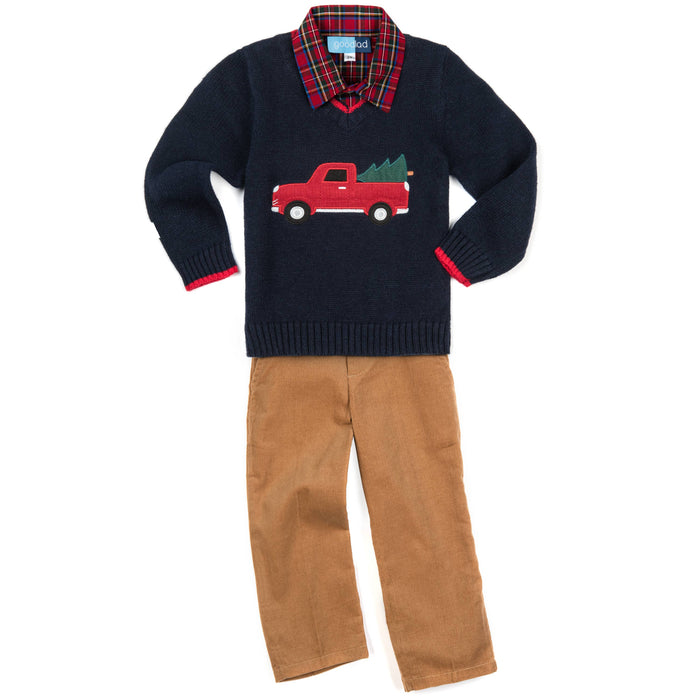 Christmas Tree Farm Baby Boy Set
