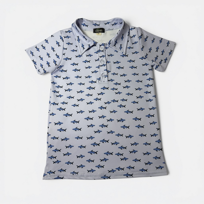 Little Shark Boys Polo Shirt