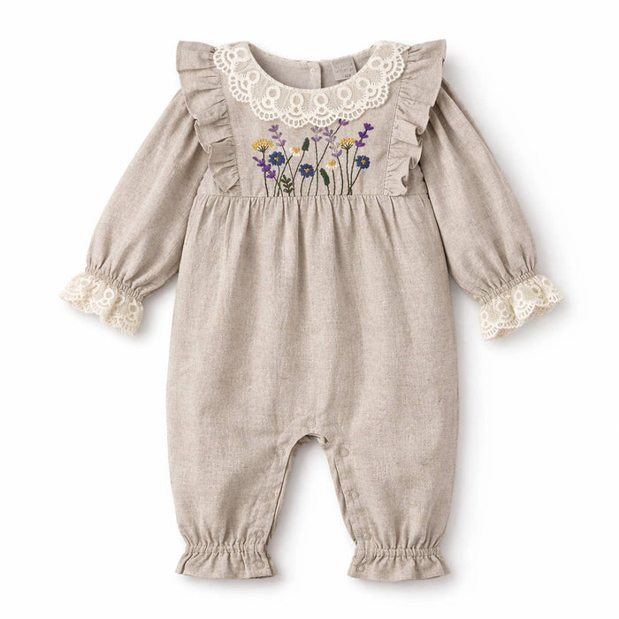 Wildflower Heirloom Baby Girl Romper