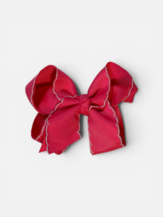 Pretty in Pink Hair Bow Clip (3” or 4”)