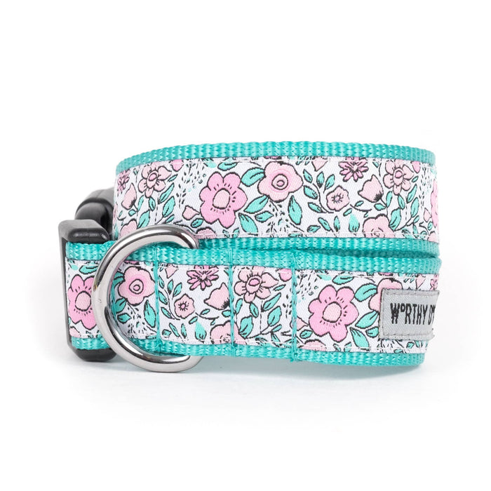 Blushing Garden Dog Collar