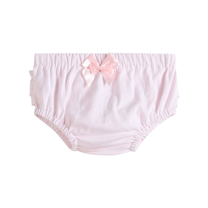 Sweet Essentials Baby Bloomer Set (Pink & White)