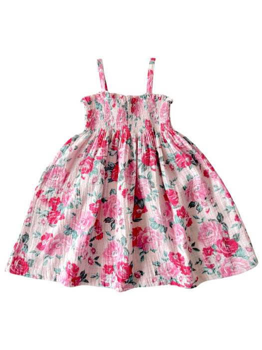 Blushing Garden Muslin Dress