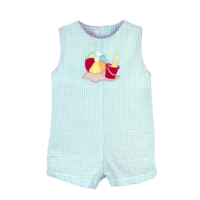 Seaside Playtime Seersucker Romper