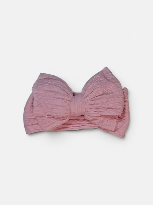 Cable Knit Bow Headband