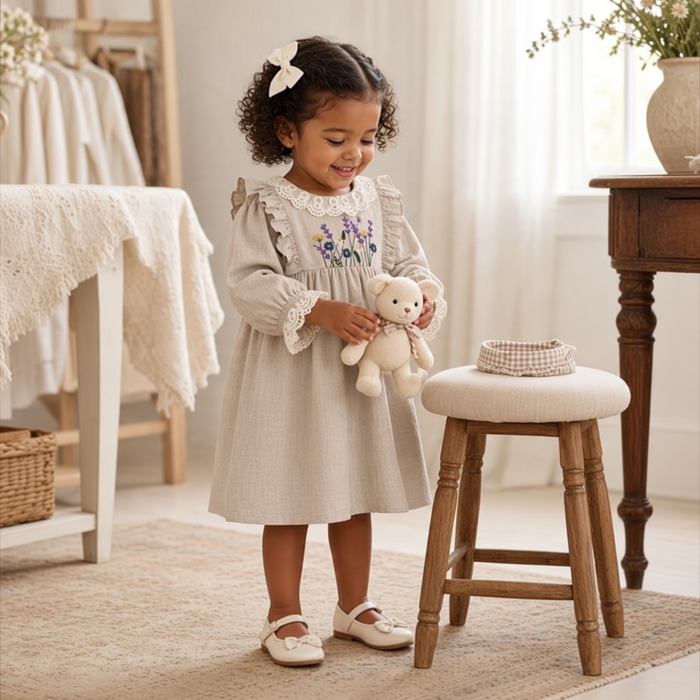 Wildflower Heirloom Toddler Girl Dress
