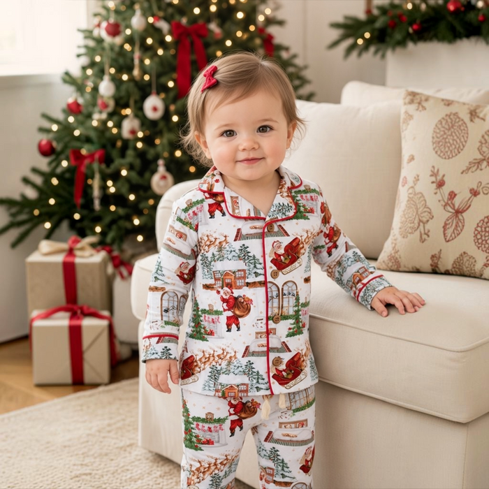 Christmas Eve Magic Bamboo Baby Pajama Set