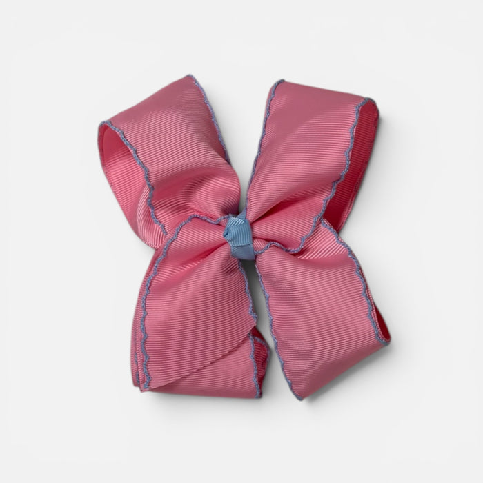 Cotton Candy Dreams Hair Bow Clip (4")