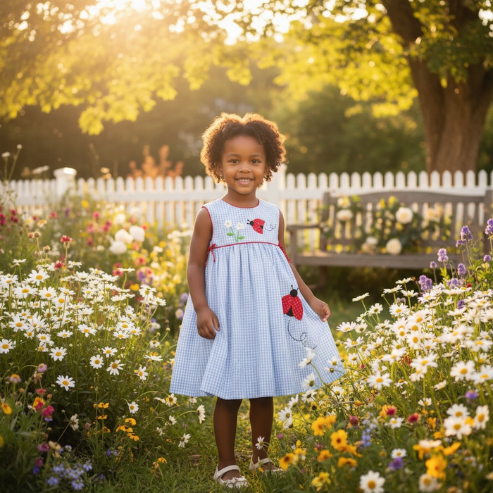 Ladybug Garden Sundress