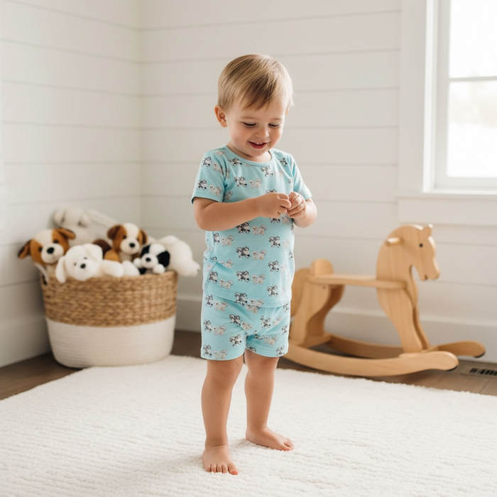 Cozy Pup Bamboo Kids Pajama Set