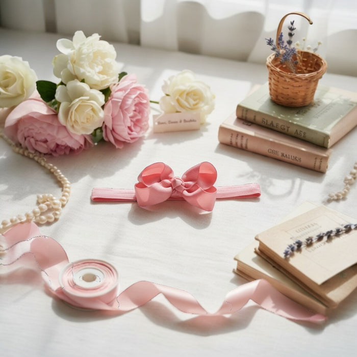 Classic Grosgrain Bow Headband (3”)