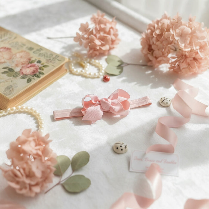 Classic Grosgrain Bow Headband (3”)