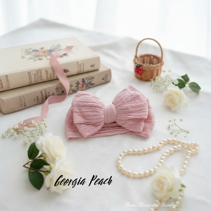 Cable Knit Bow Headband