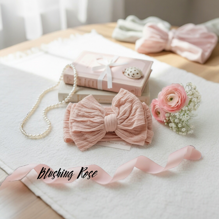 Cable Knit Bow Headband