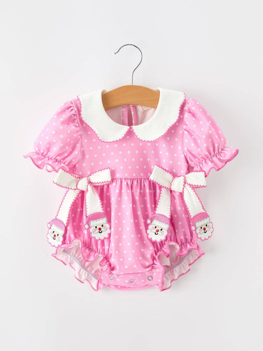 Santa Sweetheart Bubble Romper