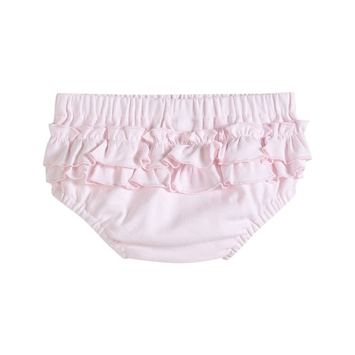Sweet Essentials Baby Bloomer Set (Pink & White)