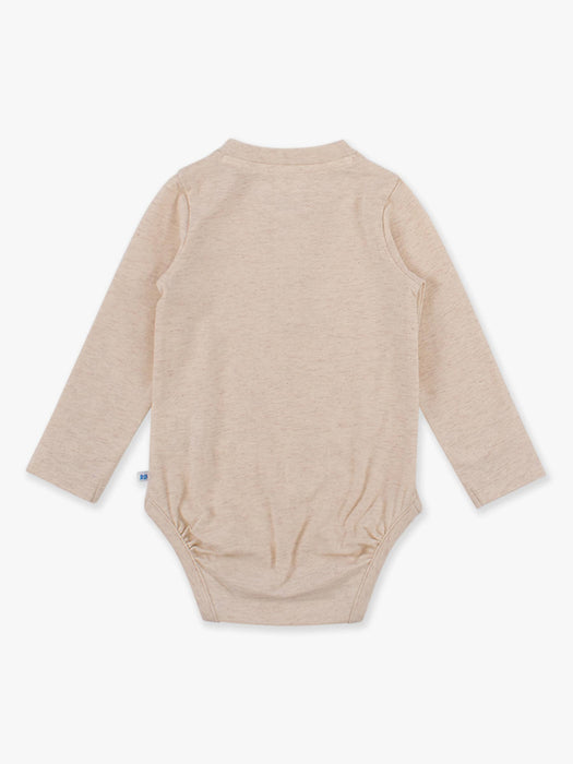 Little Gentleman Henley Baby Bodysuit